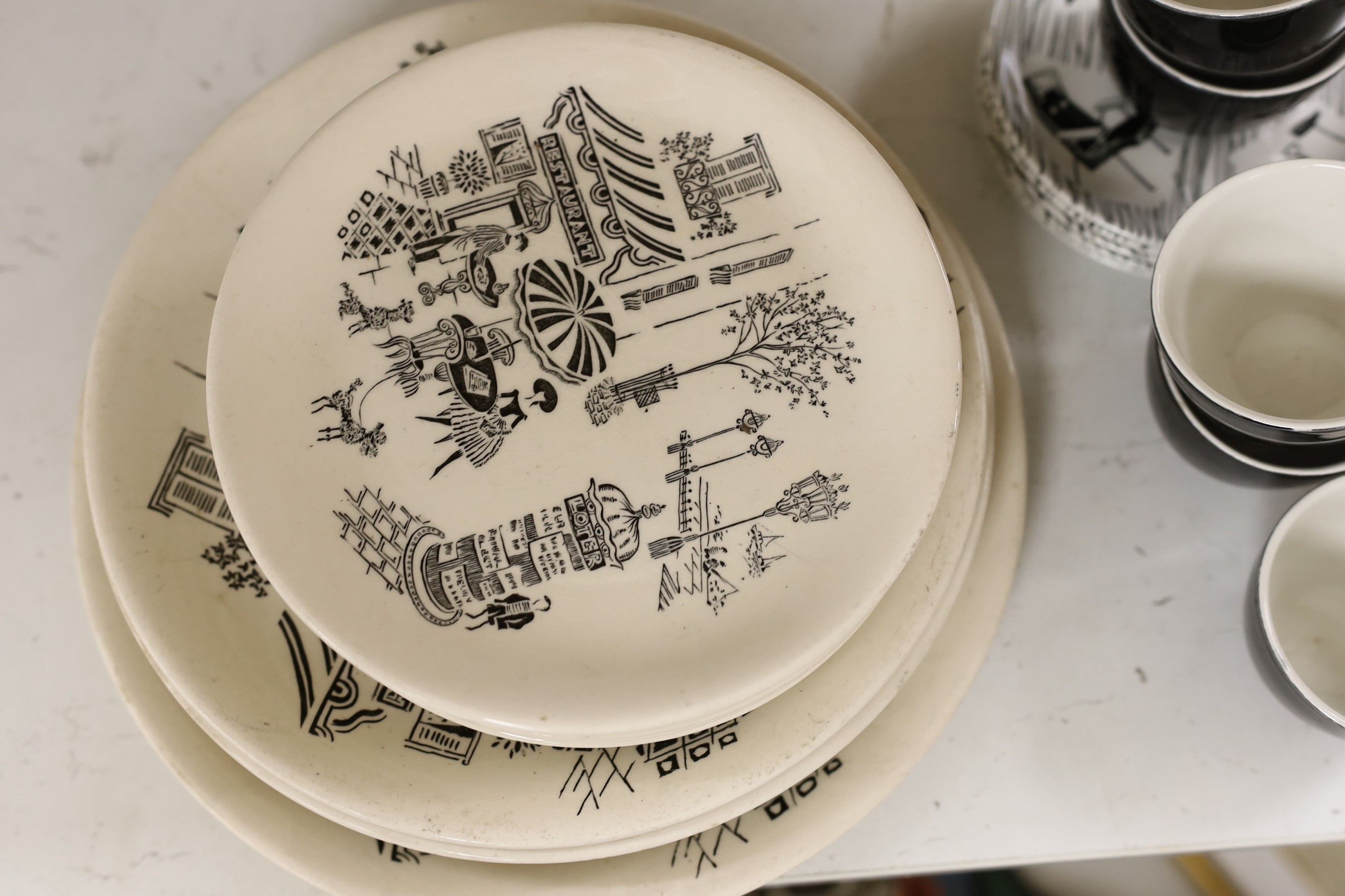 A part Ridgway ‘Homemaker’ coffee service, Parisienne